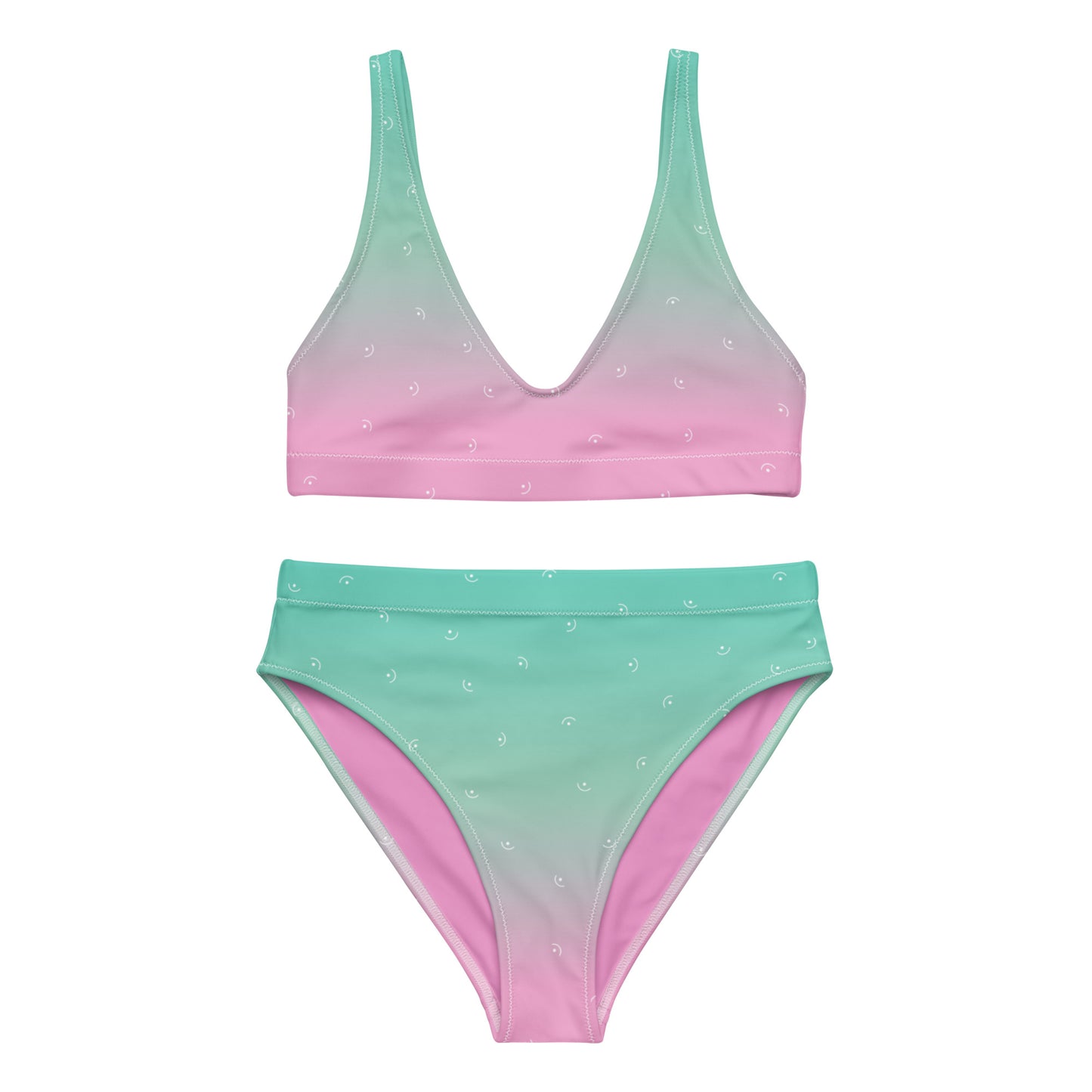 Semi Circle Recycled High-Waisted Bikini