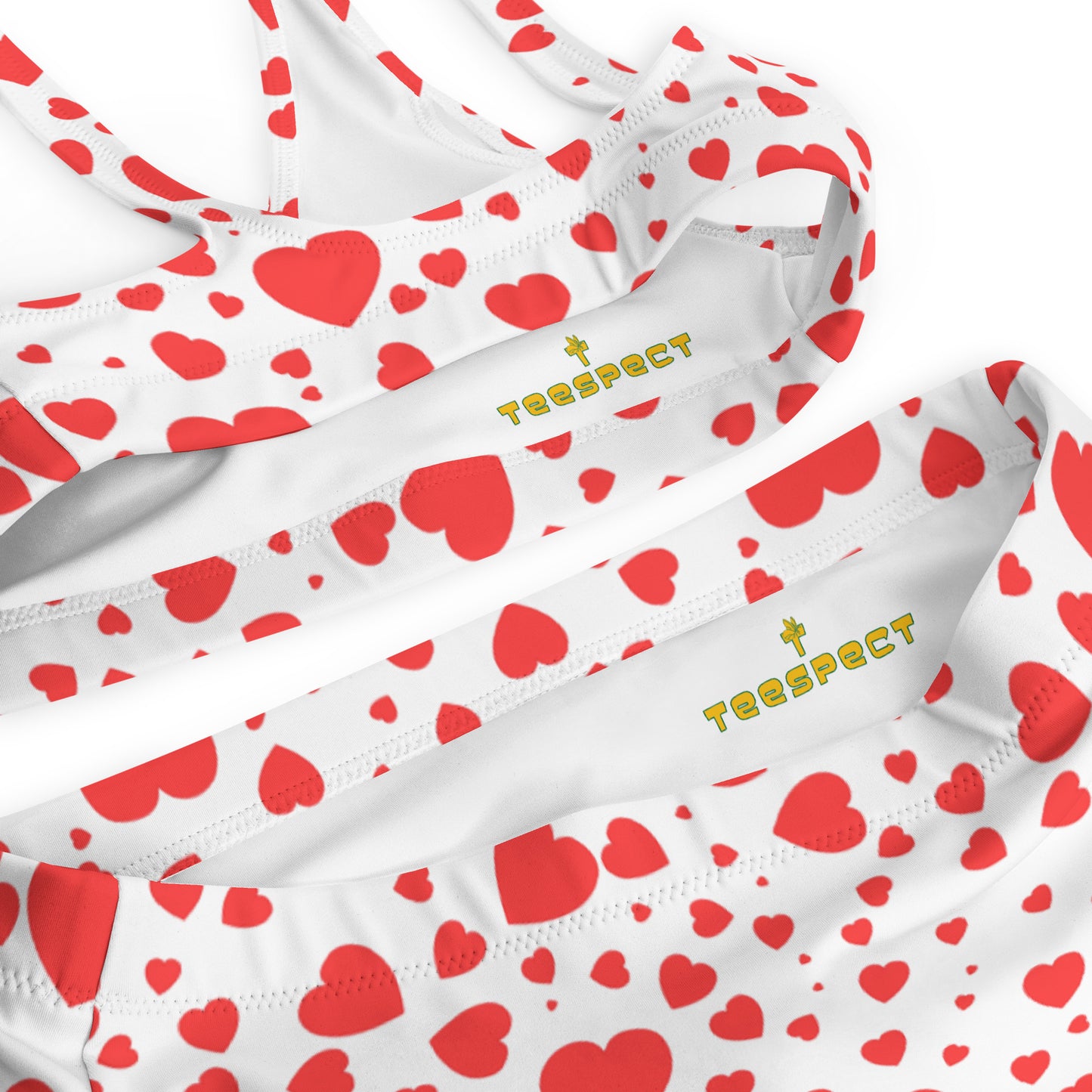 Plenty Hearts Aflutter Recycled High-Waisted Bikini