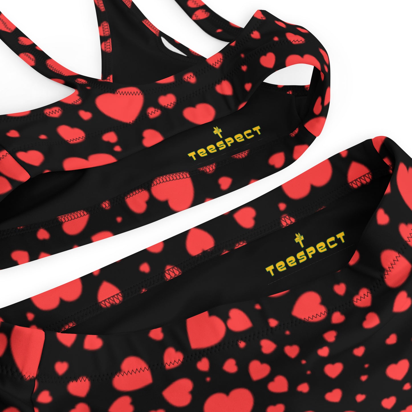 Plenty Hearts Aflutter Recycled High-Waisted Bikini