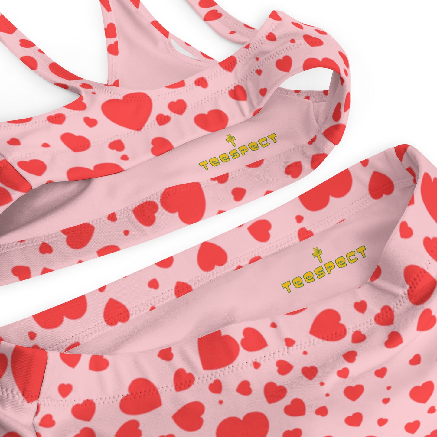 Plenty Hearts Aflutter Recycled High-Waisted Bikini