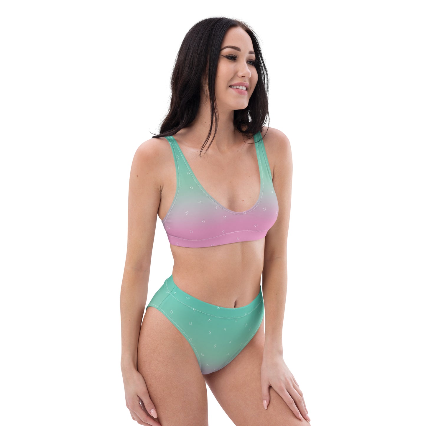 Semi Circle Recycled High-Waisted Bikini