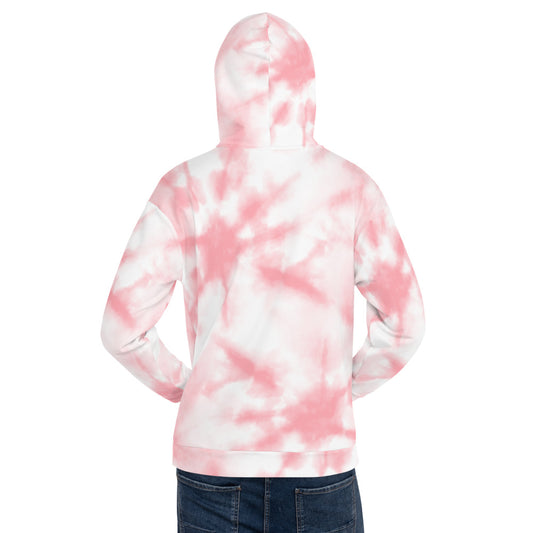 Pink Tie Dye Unisex Hoodie TeeSpect