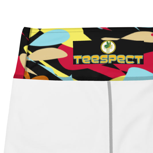 When Confused Black Yoga Leggings TeeSpect