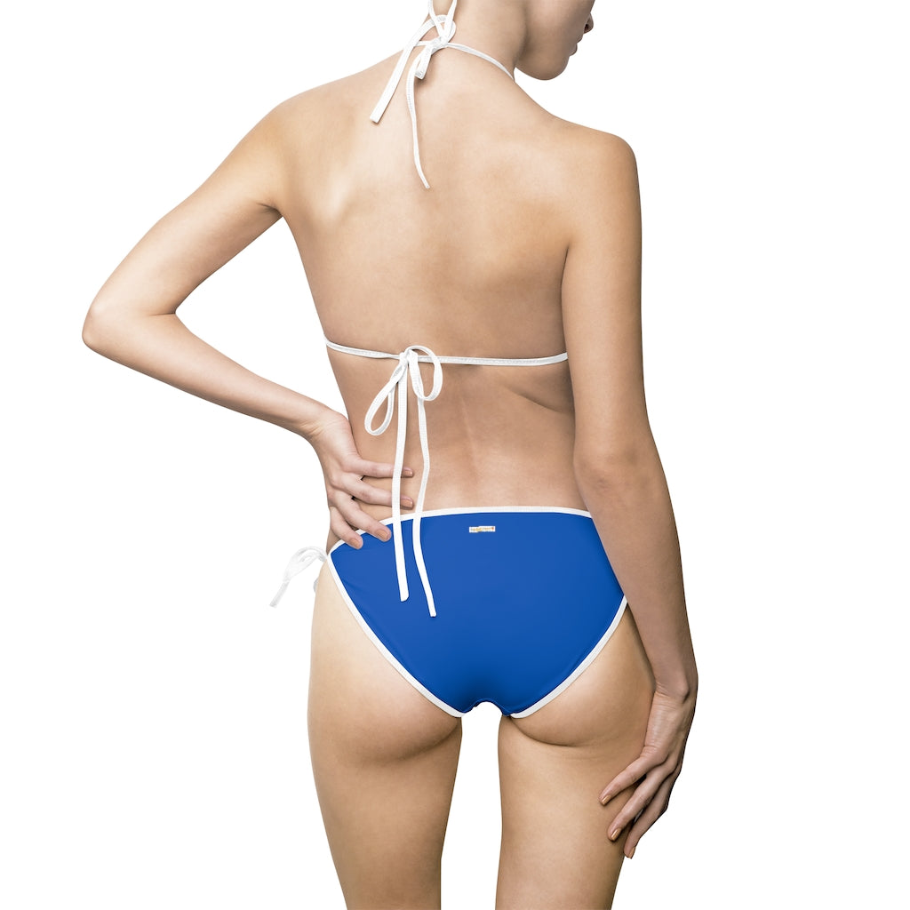 Simply Cobalt Blue Women's Bikini Swimsuit TeeSpect