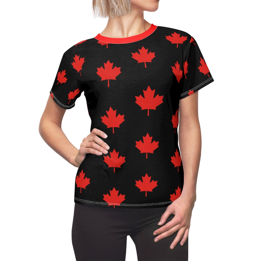 All Maple-Leafed Out Women's AOP Cut & Sew Tee TeeSpect