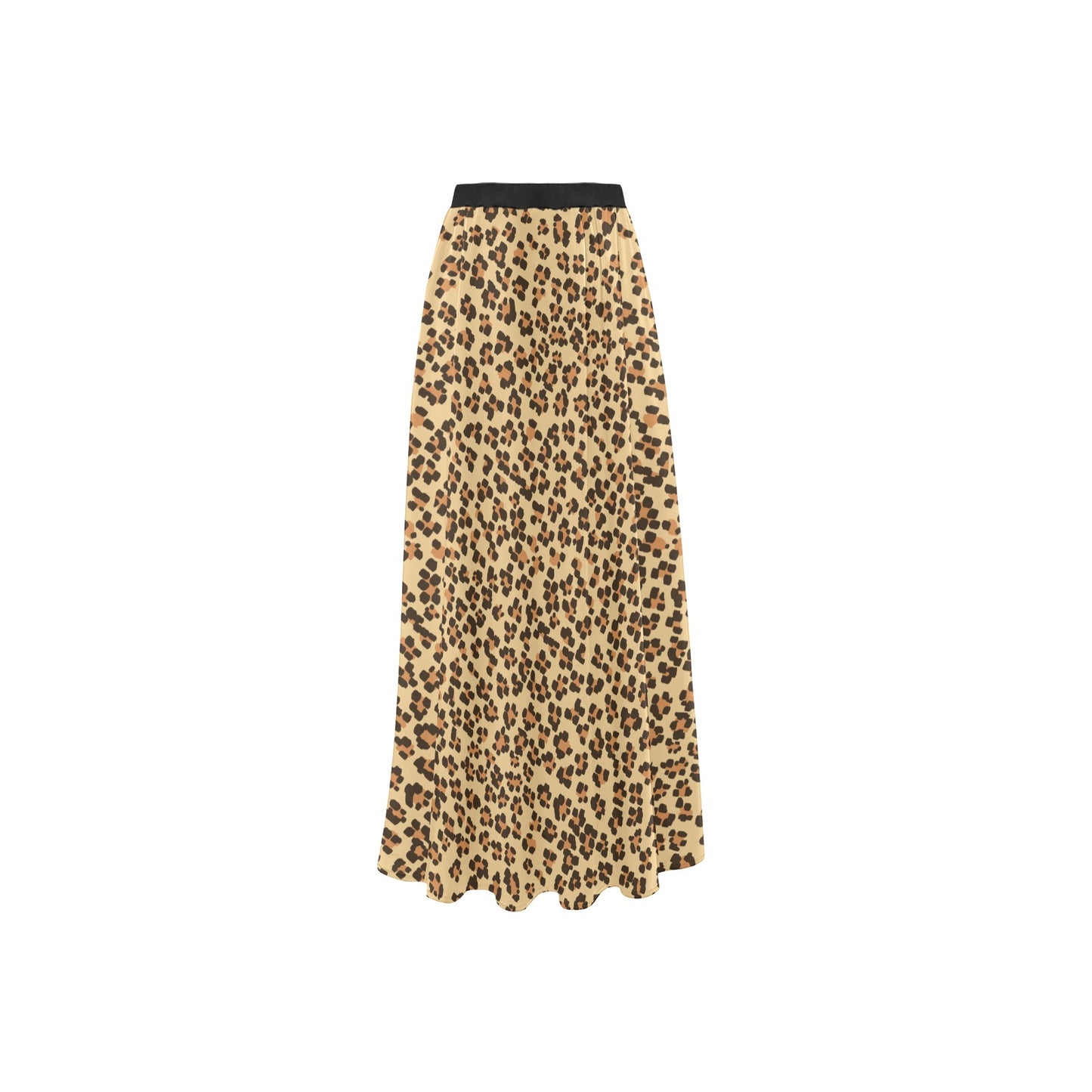Leopard On High Slit Long Beach Dress