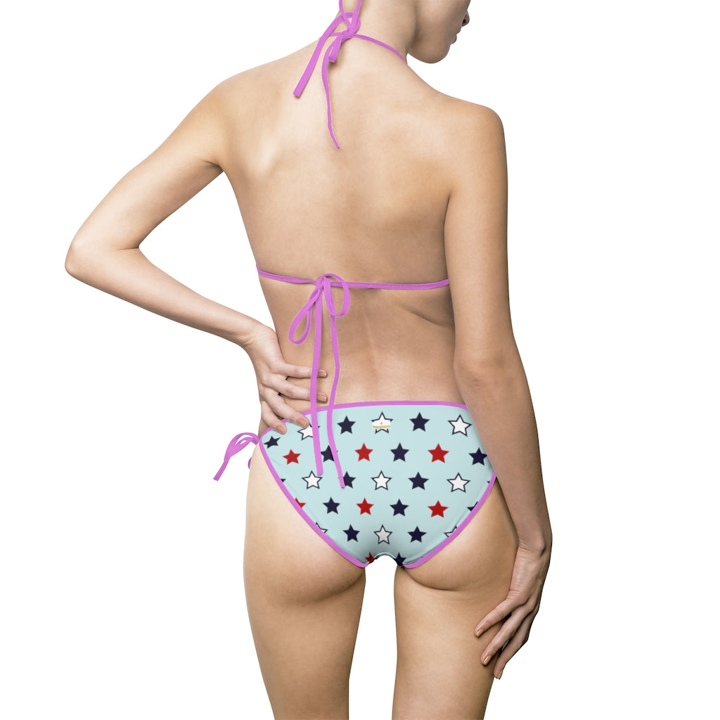 Multi Stars Women's Bikini Swimsuit TeeSpect