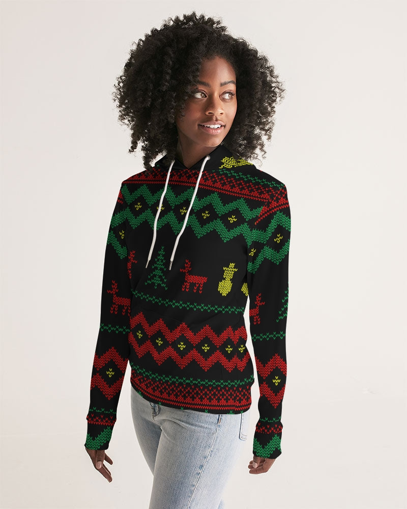 Christmas Merry Sweatshirt (Sweater) Black Women's Hoodie TeeSpect