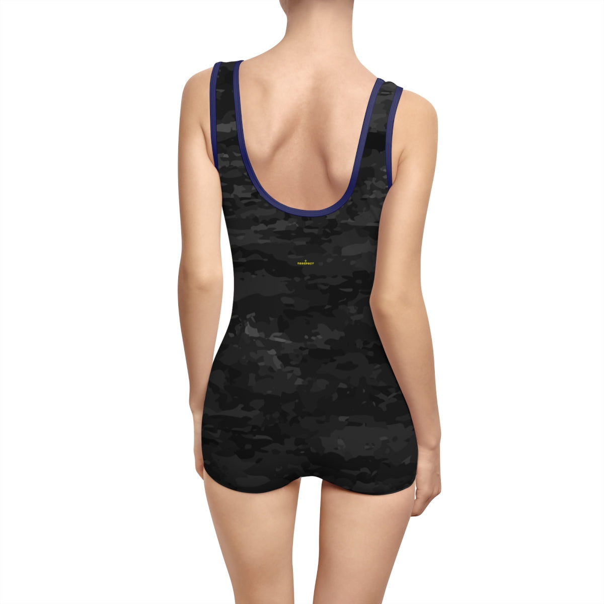 Bañador Vintage Mujer Neo Camo Negro