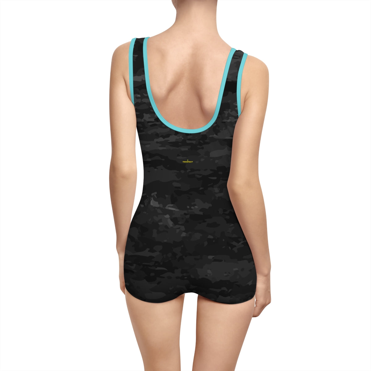 Bañador Vintage Mujer Neo Camo Negro
