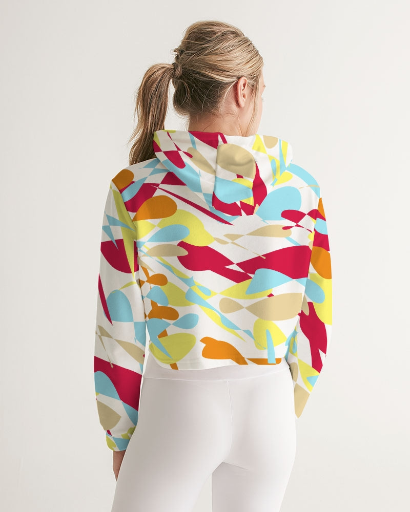 When Confused Women's Cropped Hoodie TeeSpect