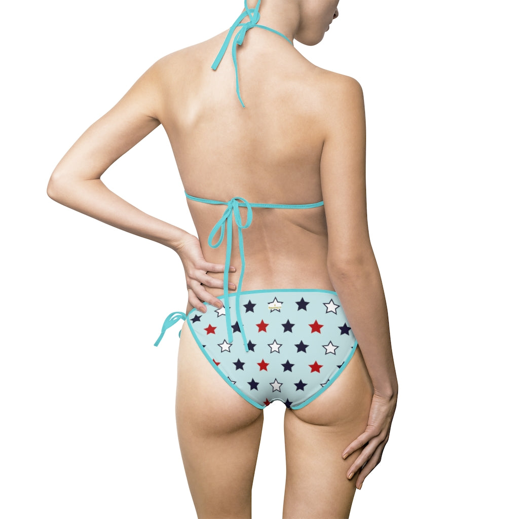Multi Stars Women's Bikini Swimsuit TeeSpect