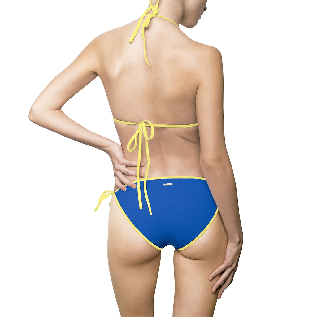 Simply Cobalt Blue Women's Bikini Swimsuit TeeSpect