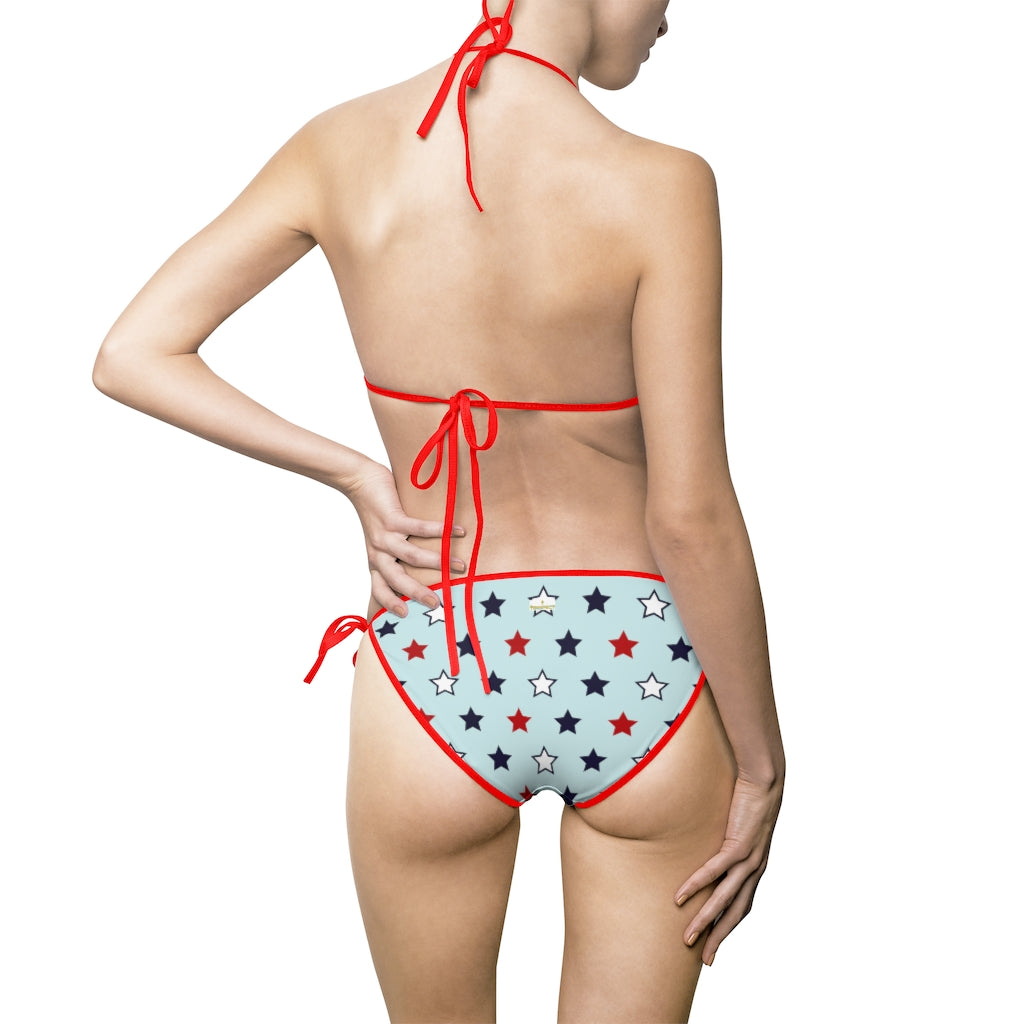 Multi Stars Women's Bikini Swimsuit TeeSpect