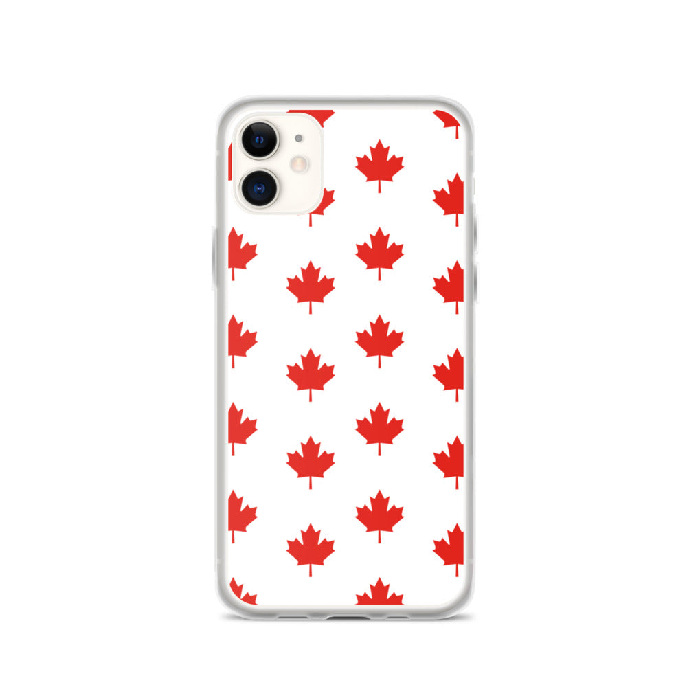 All Maple-Leafed Out White iPhone Case TeeSpect