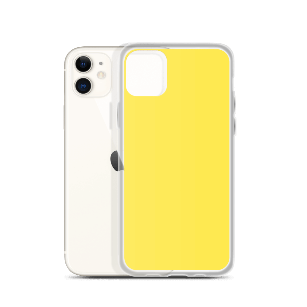 Bright Yellow iPhone Case TeeSpect