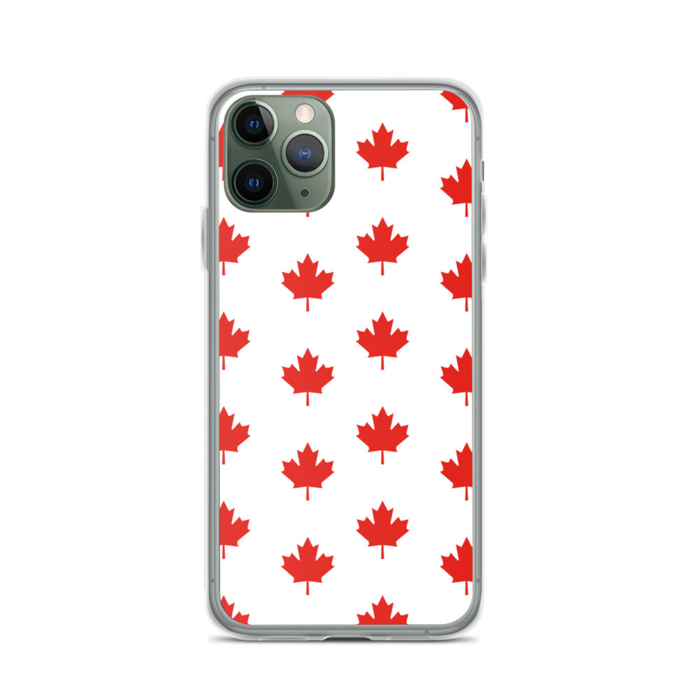 All Maple-Leafed Out White iPhone Case TeeSpect