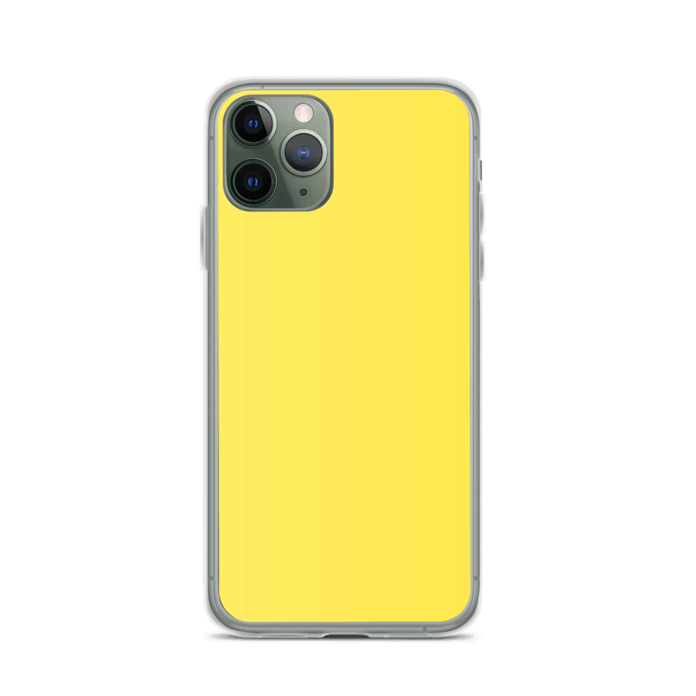 Bright Yellow iPhone Case TeeSpect