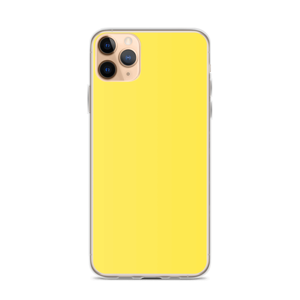 Bright Yellow iPhone Case TeeSpect
