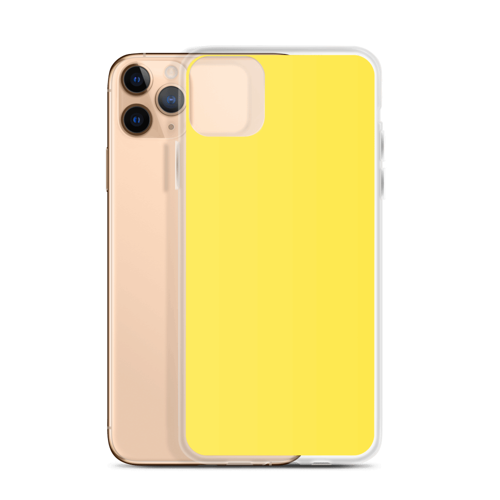 Bright Yellow iPhone Case TeeSpect