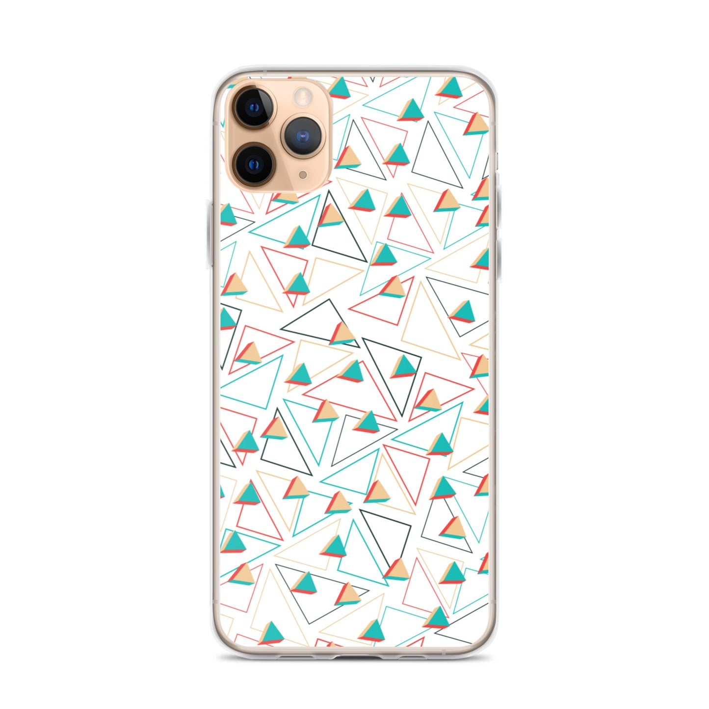 Triangular Candied White iPhone Case TeeSpect