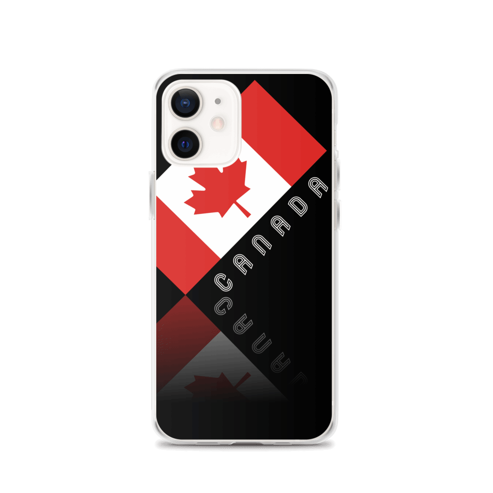 Elegant Maple Leaf Canada iPhone Black Case TeeSpect