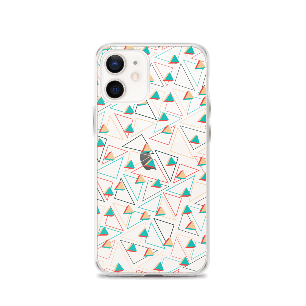 Triangular Candied Clear iPhone Case TeeSpect