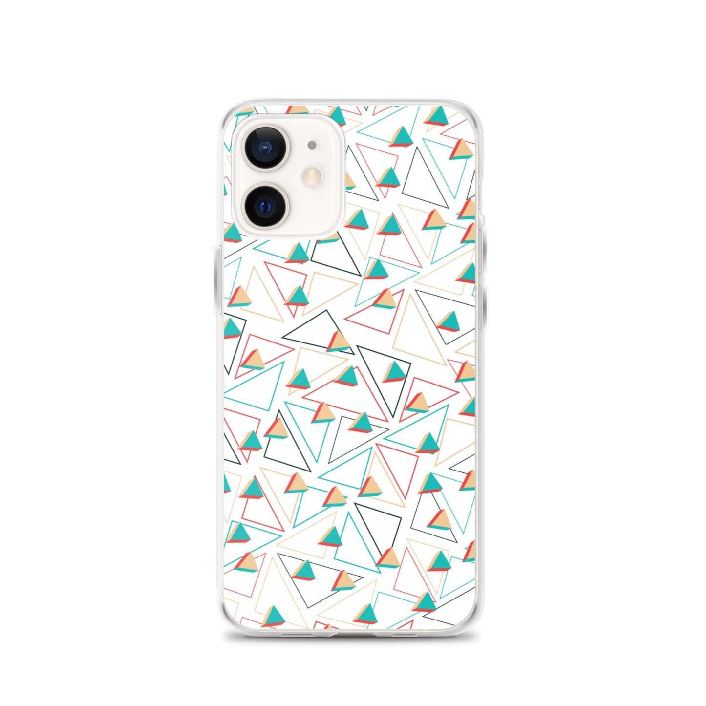 Triangular Candied White iPhone Case TeeSpect