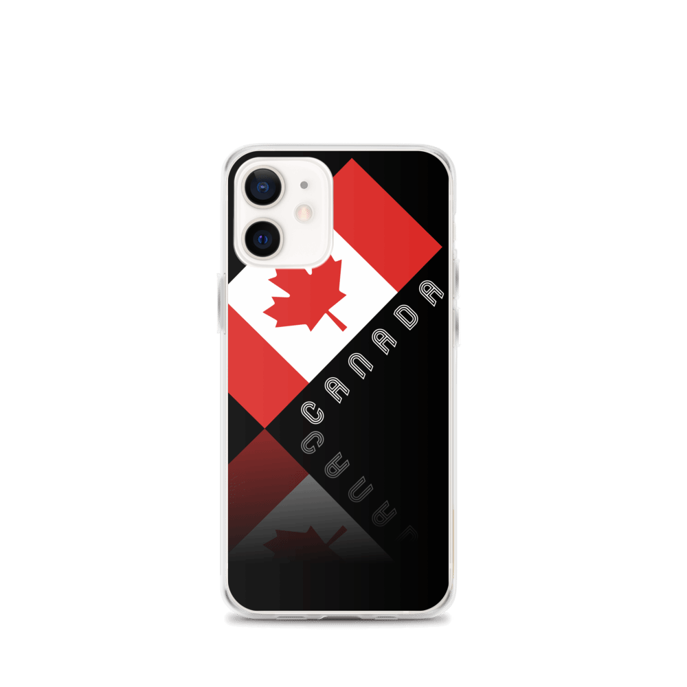 Elegant Maple Leaf Canada iPhone Black Case TeeSpect