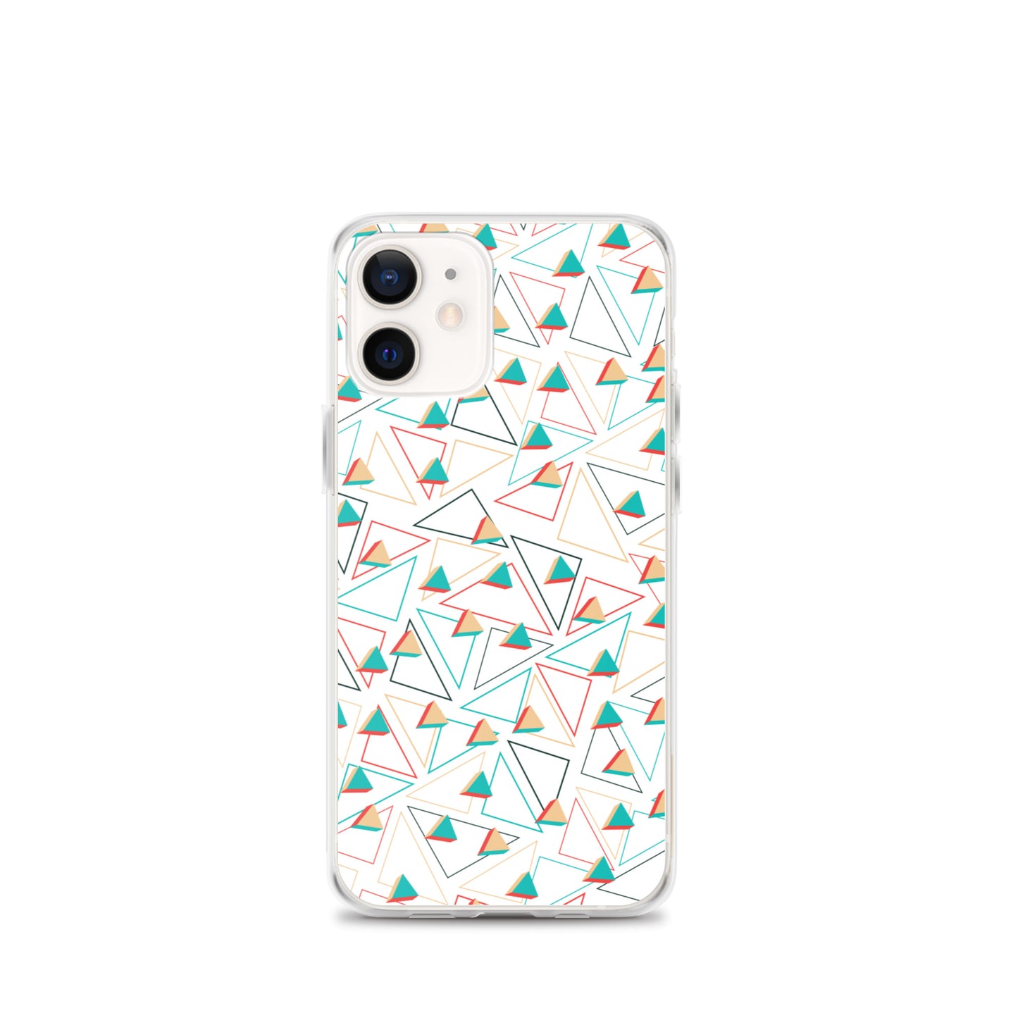 Triangular Candied White iPhone Case TeeSpect