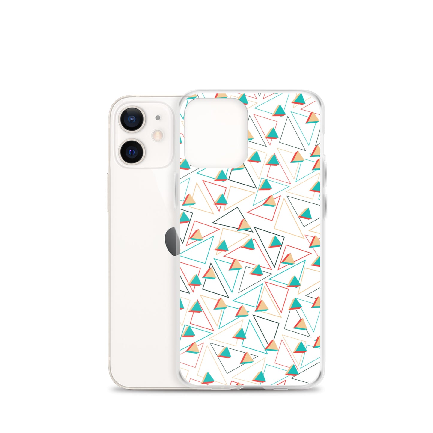 Triangular Candied White iPhone Case TeeSpect