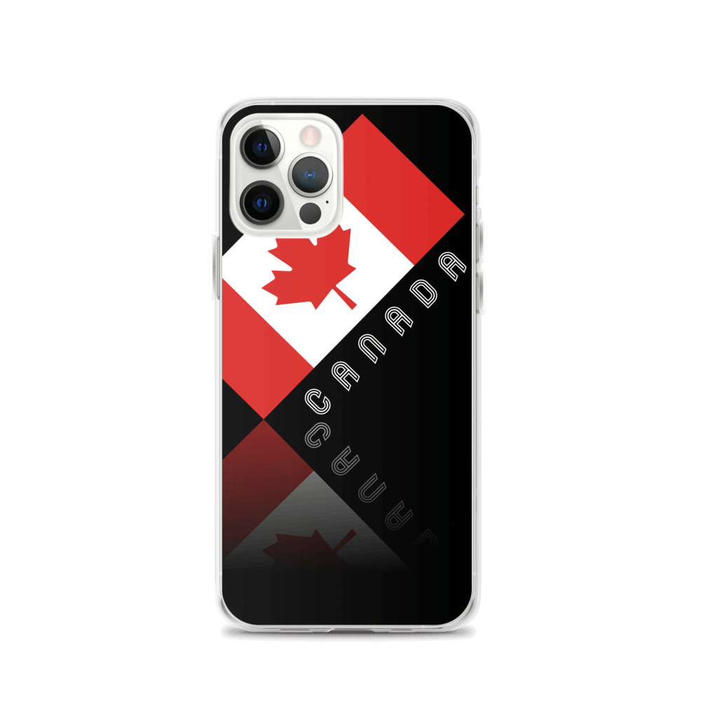 Elegant Maple Leaf Canada iPhone Black Case TeeSpect