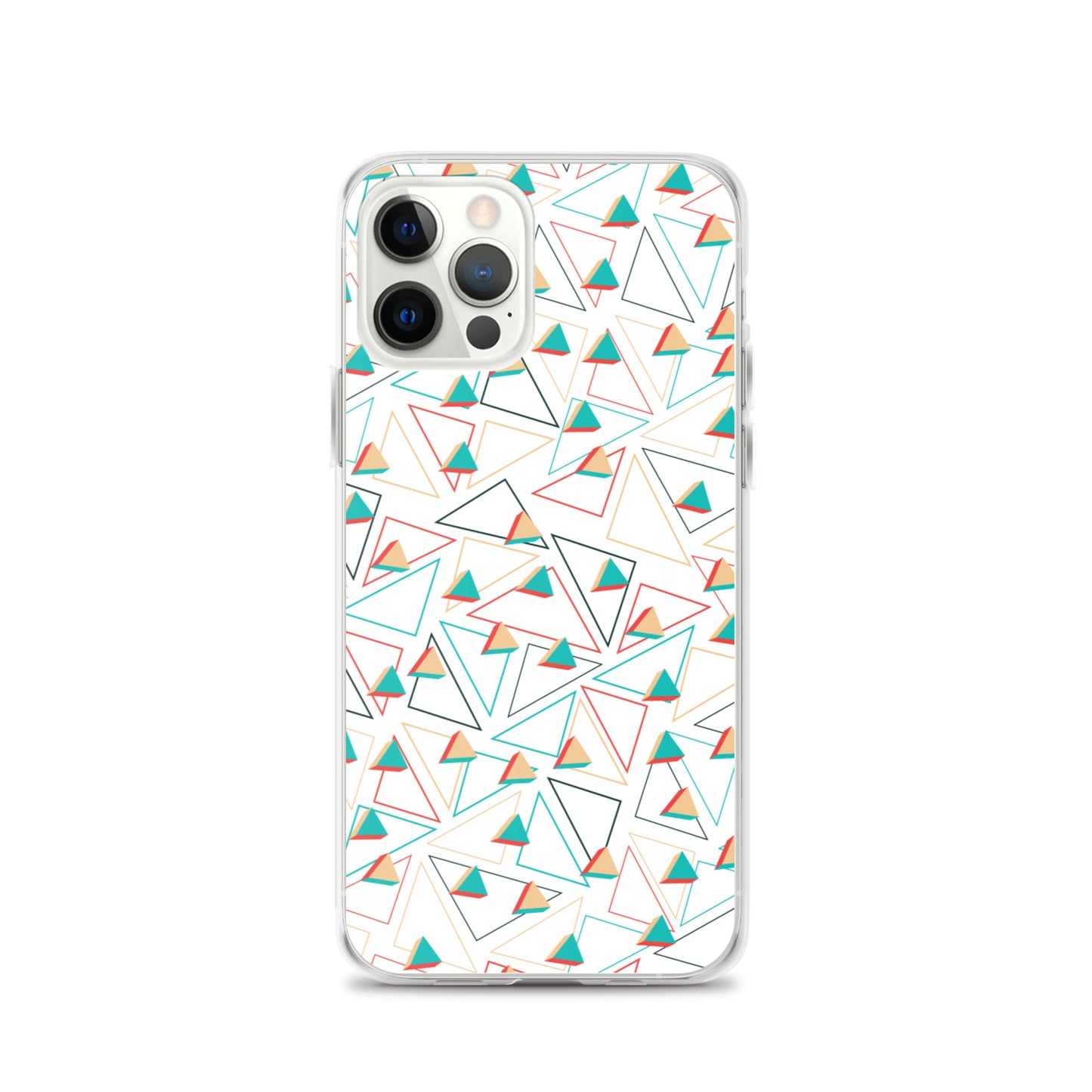 Triangular Candied White iPhone Case TeeSpect