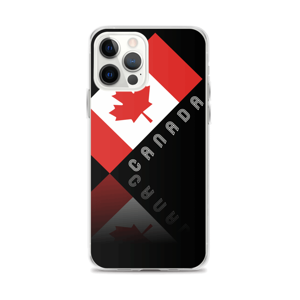 Elegant Maple Leaf Canada iPhone Black Case TeeSpect