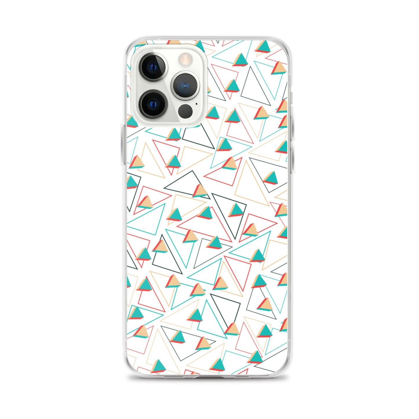 Triangular Candied White iPhone Case TeeSpect