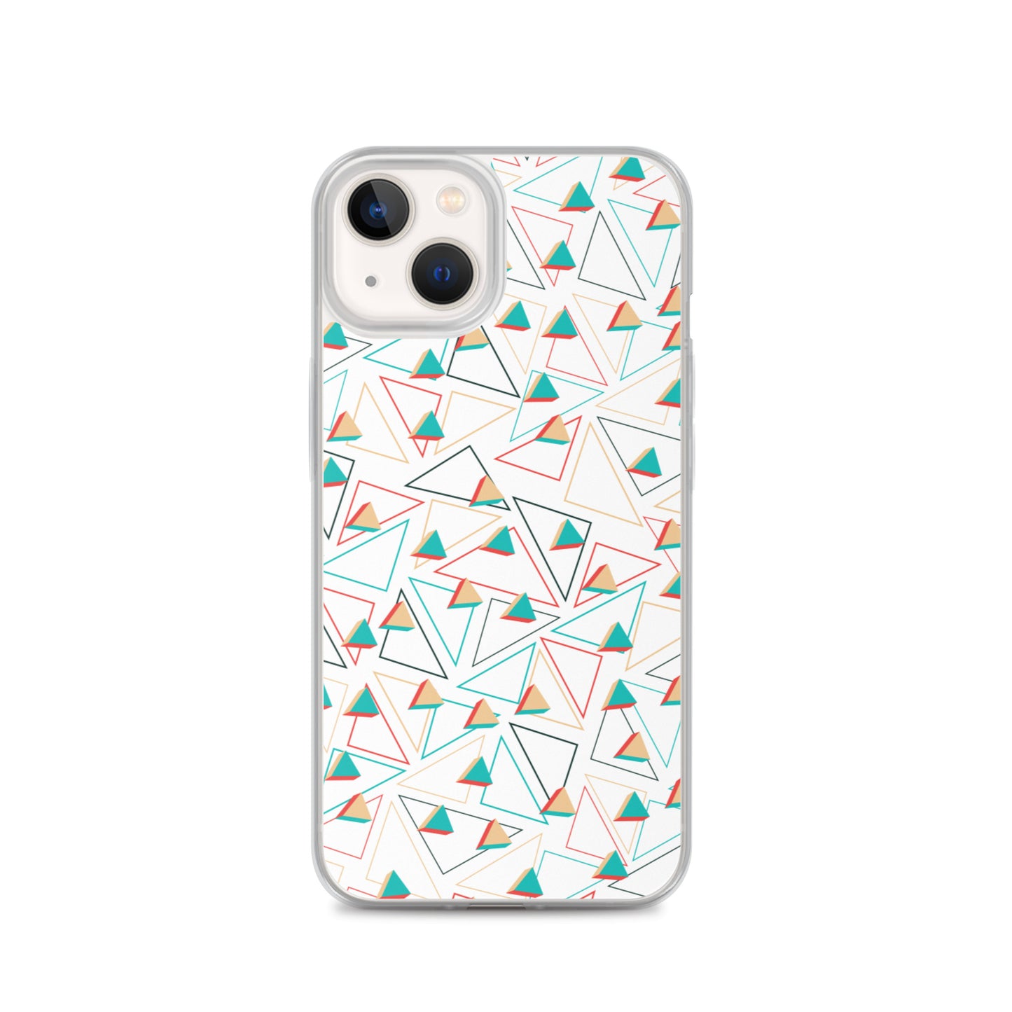 Triangular Candied White iPhone Case TeeSpect