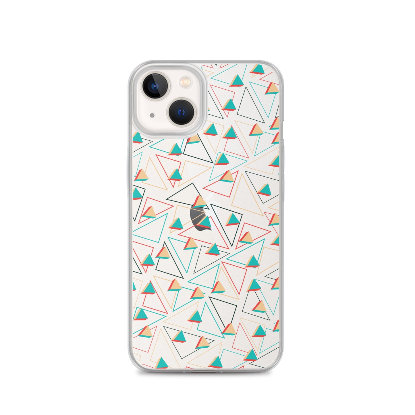 Triangular Candied Clear iPhone Case TeeSpect