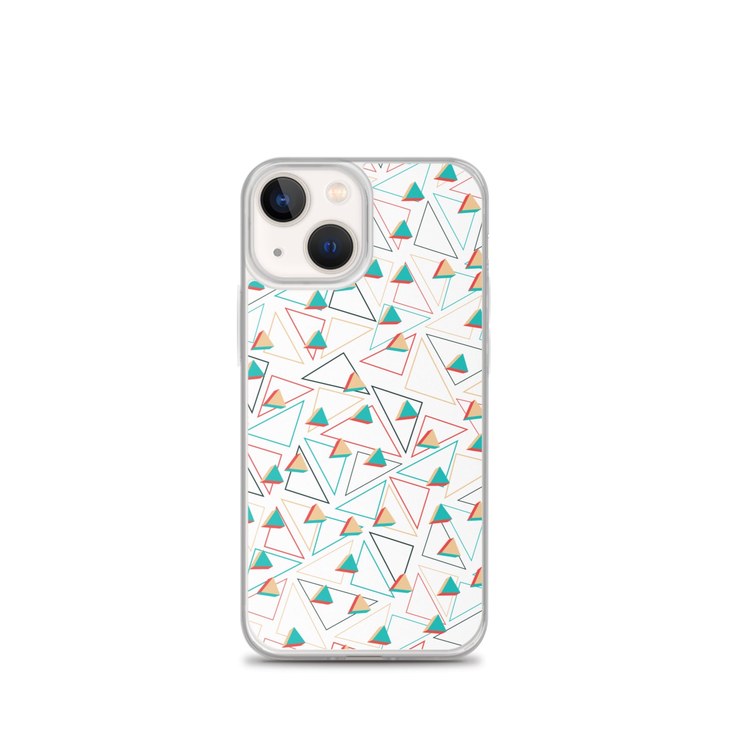 Triangular Candied White iPhone Case TeeSpect