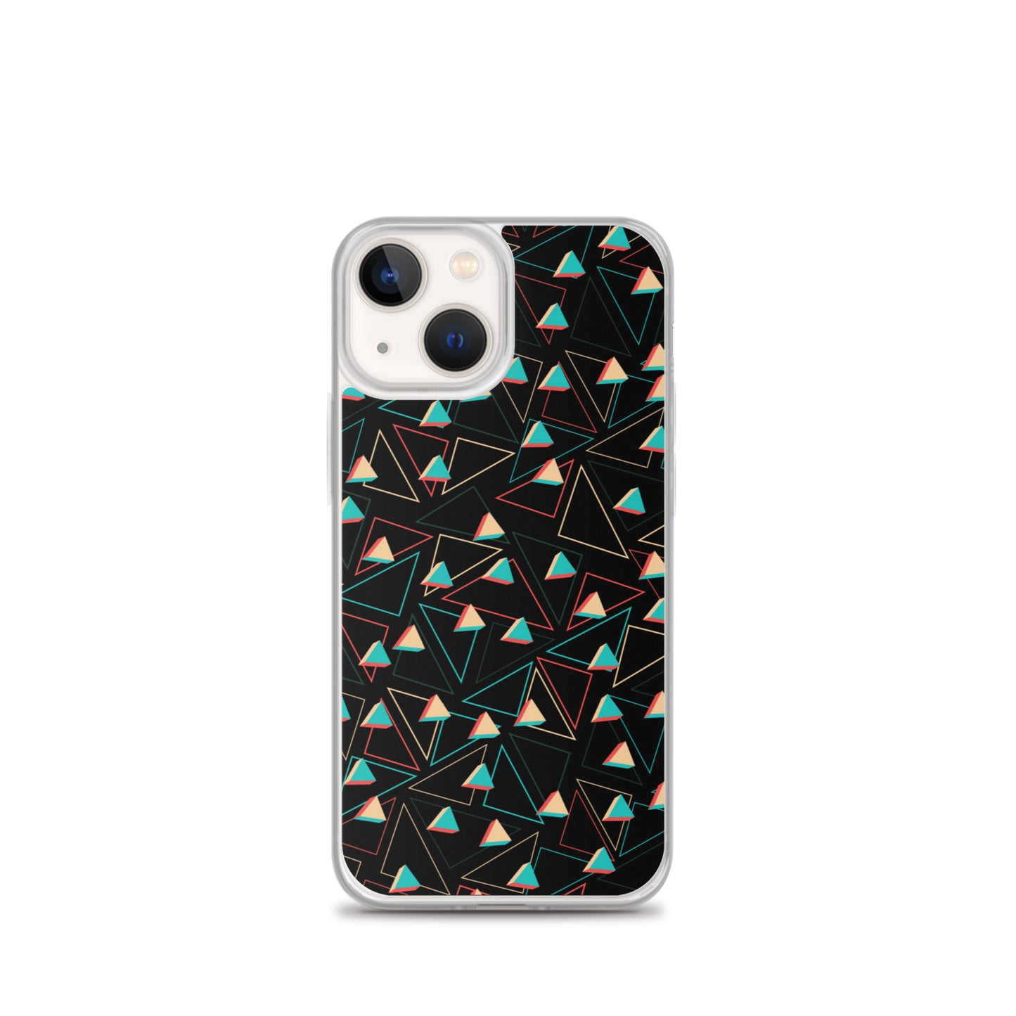 Triangular Candied Black iPhone Case TeeSpect