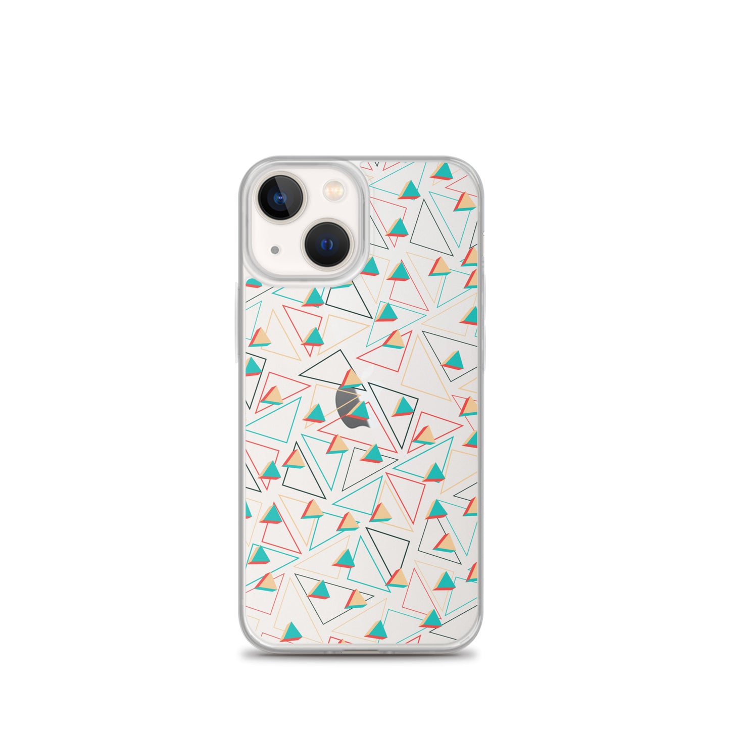 Triangular Candied Clear iPhone Case TeeSpect