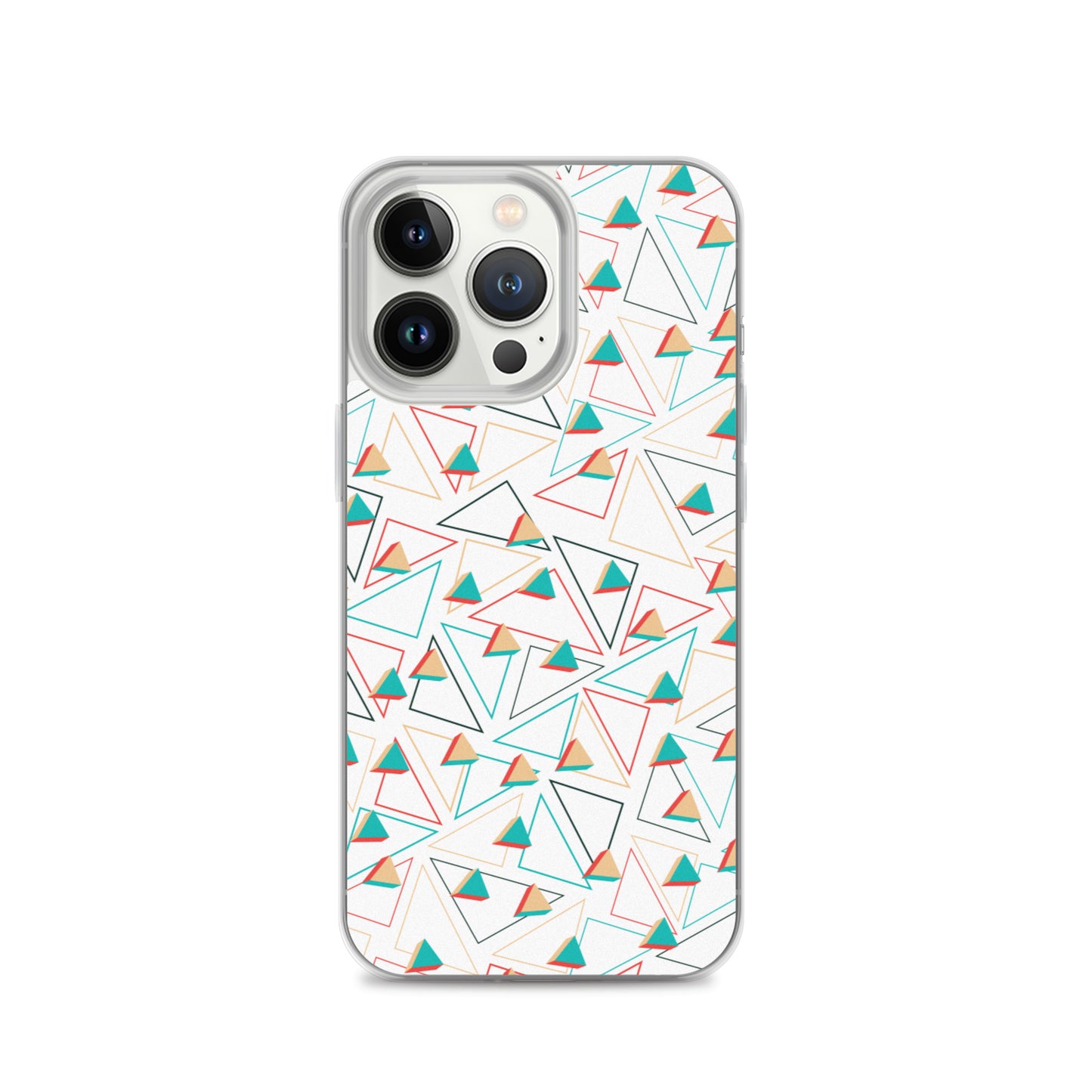 Triangular Candied White iPhone Case TeeSpect