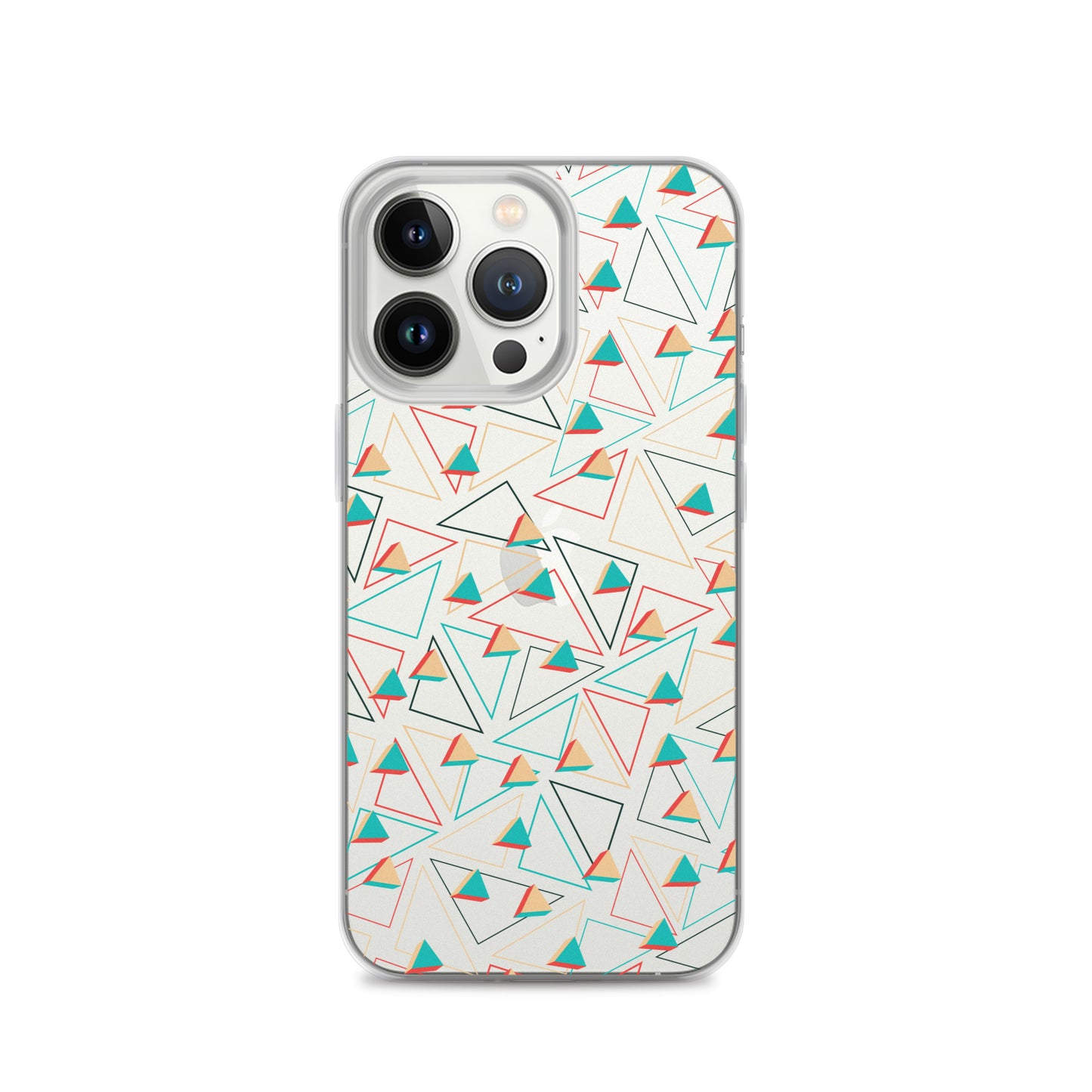Triangular Candied Clear iPhone Case TeeSpect