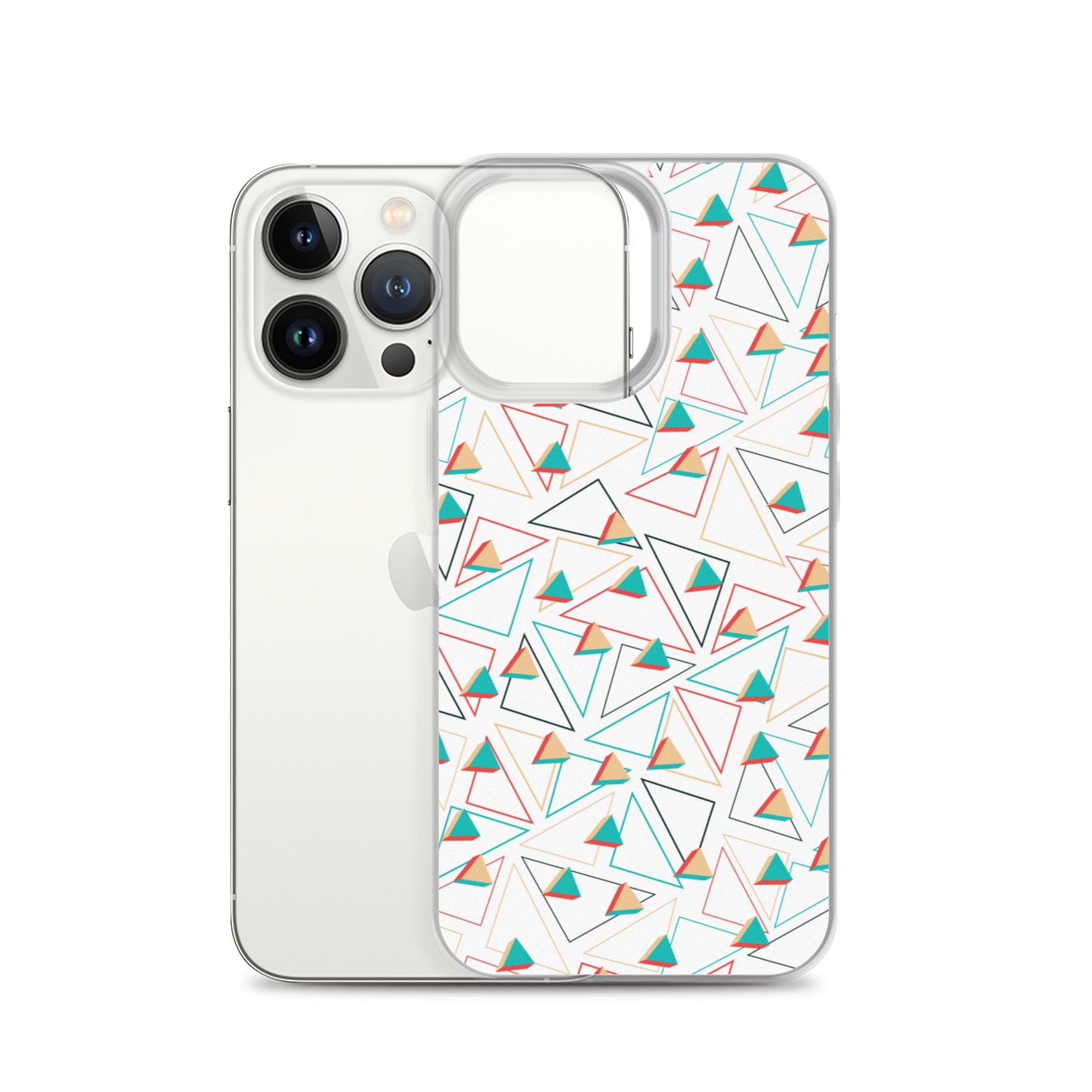 Triangular Candied White iPhone Case TeeSpect