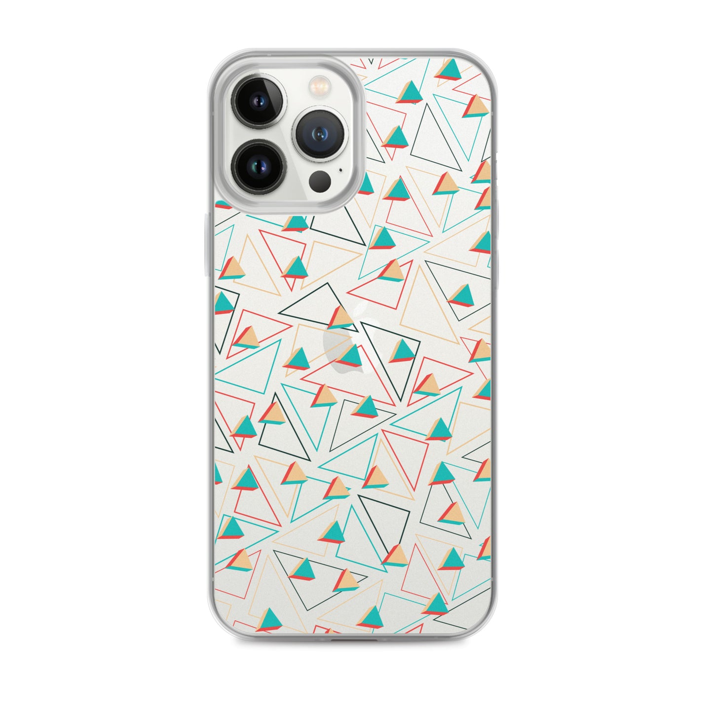 Triangular Candied Clear iPhone Case TeeSpect