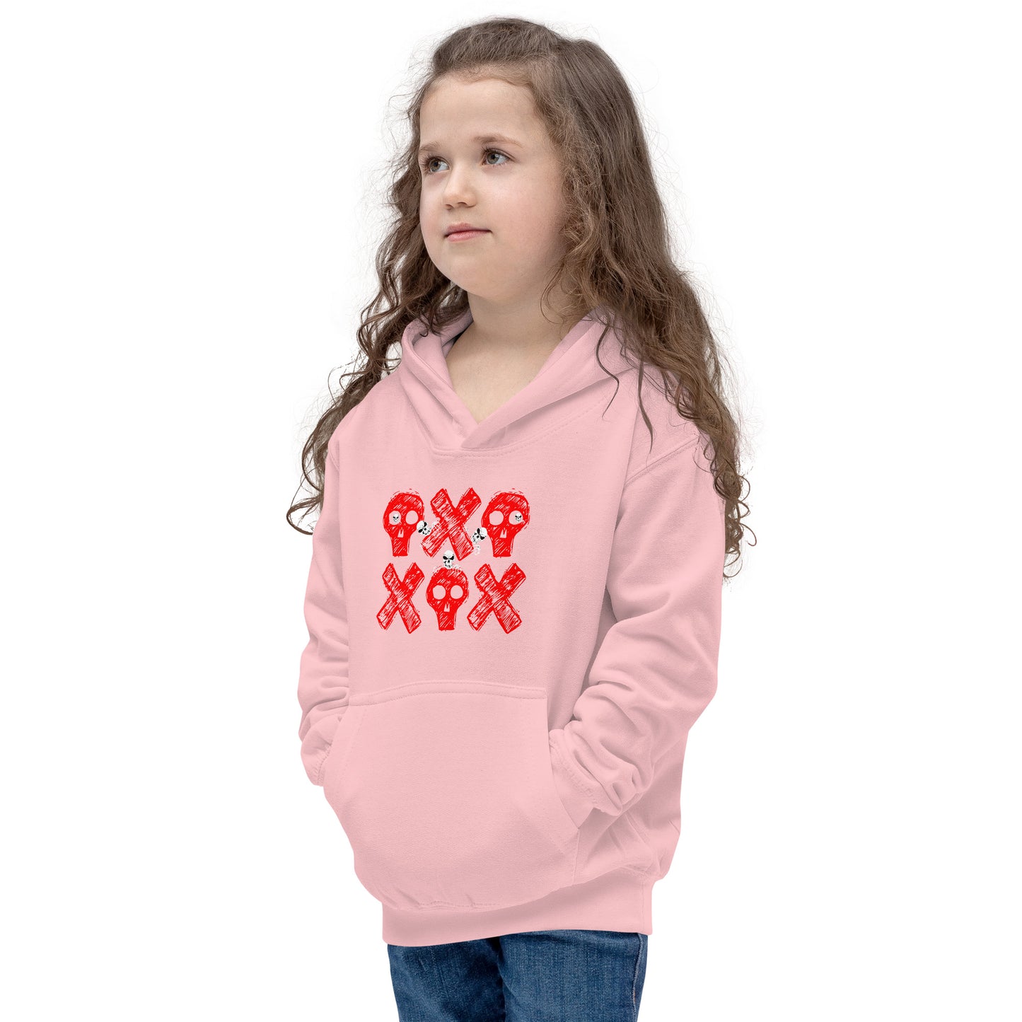 Spooky Show Peek-A-Boo Halloween Ghouls Kids Hoodie TeeSpect