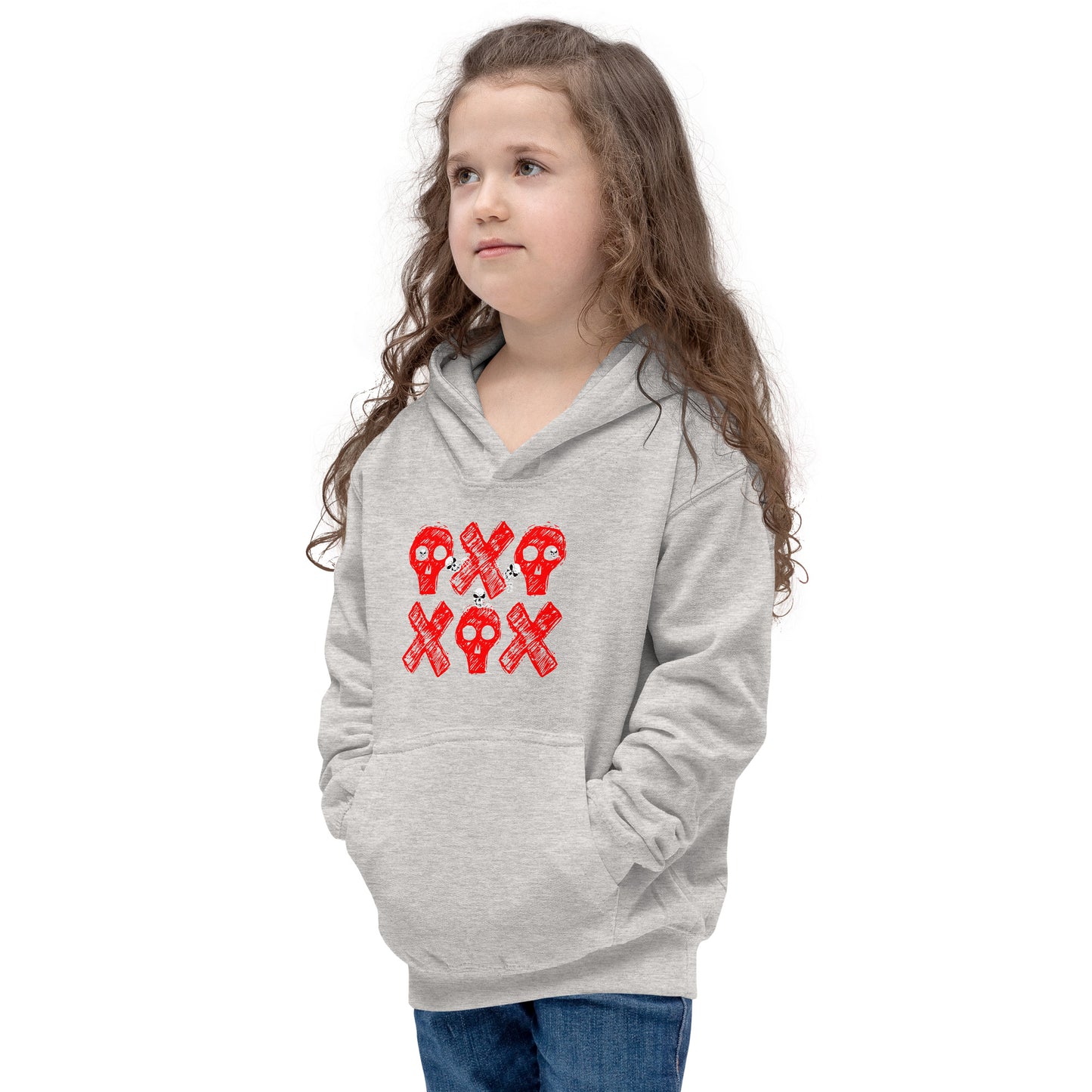 Spooky Show Peek-A-Boo Halloween Ghouls Kids Hoodie TeeSpect