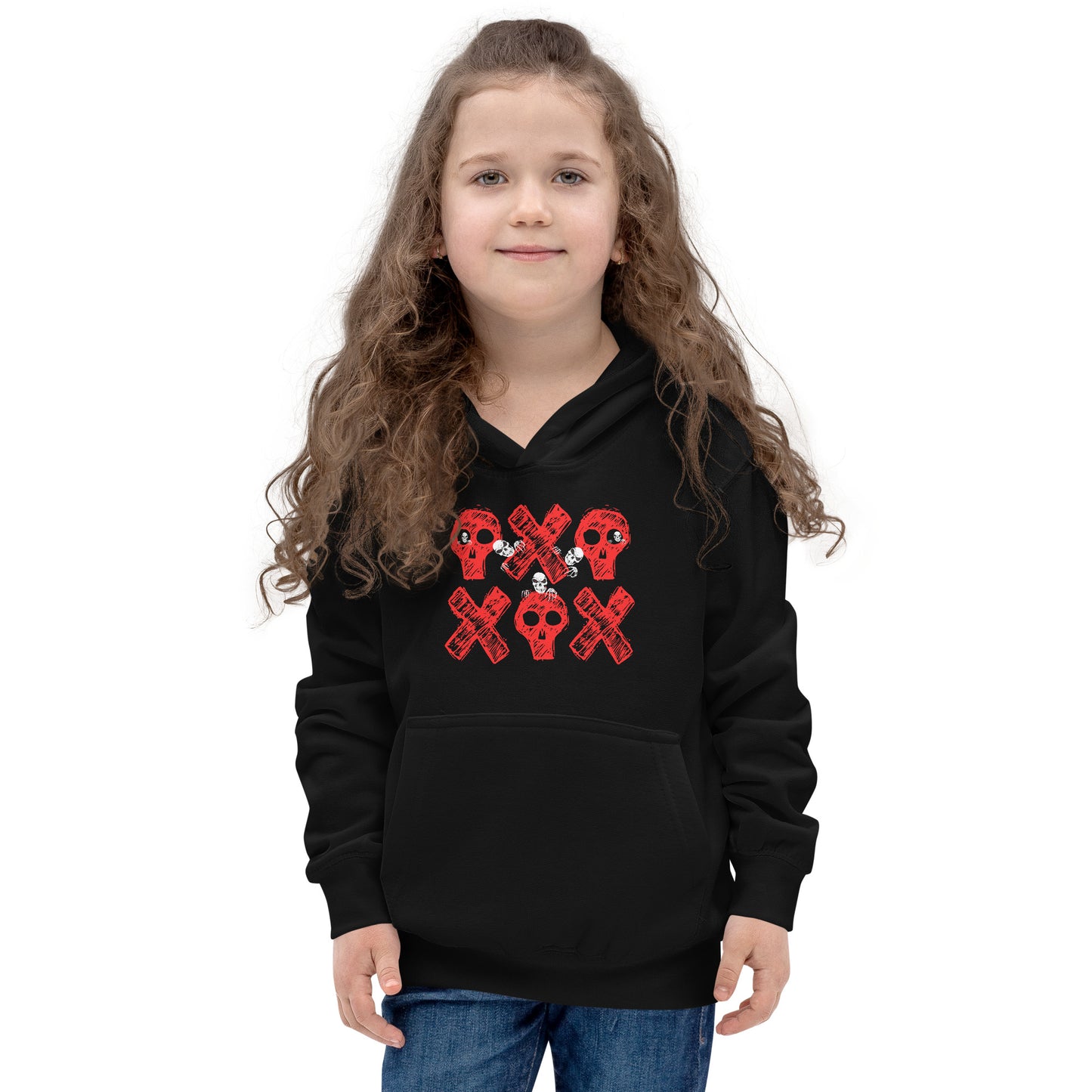 Spooky Show Peek-A-Boo Halloween Ghouls Kids Hoodie TeeSpect
