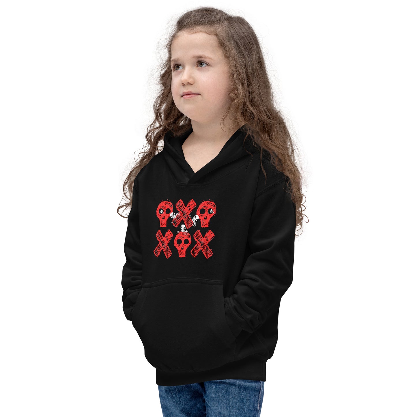 Spooky Show Peek-A-Boo Halloween Ghouls Kids Hoodie TeeSpect
