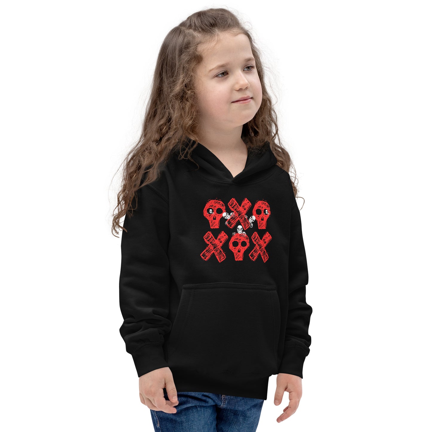 Spooky Show Peek-A-Boo Halloween Ghouls Kids Hoodie TeeSpect