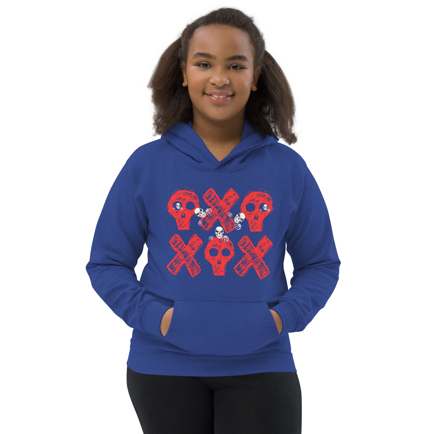 Spooky Show Peek-A-Boo Halloween Ghouls Kids Hoodie TeeSpect